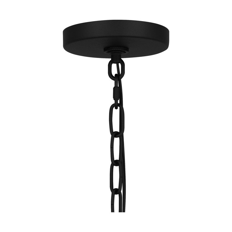 Mini-luminaire suspendu 1 lumière noir terre