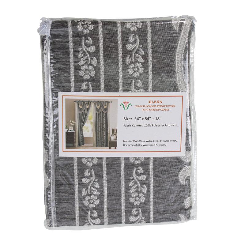 Room Darkening Curtain Single Panel, Gray