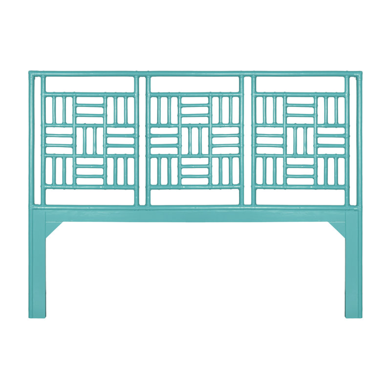 Finn Queen Headboard, Citrus Orange, King, Turquoise