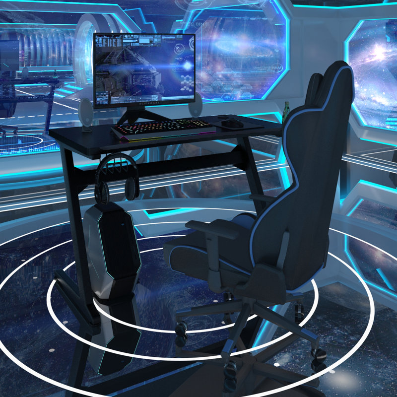 Adjustable Height Steel Computer Desk
