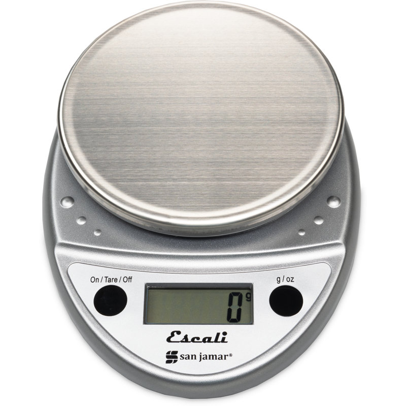 Silver Stainless Steel 11 lb Digital Food Scale