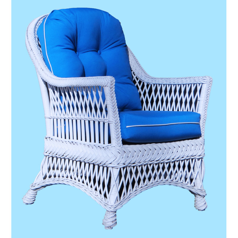 Fauteuil de 28 po Calderon, Noir fougère, Blanc