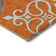 Premium Machine Washable Prisco Orange Rug