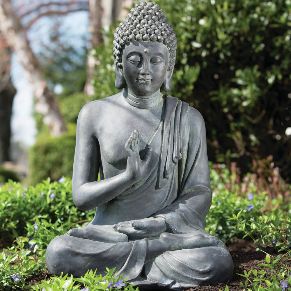 World Menagerie Ilex Thai Buddha Garden Statue & Reviews | Wayfair