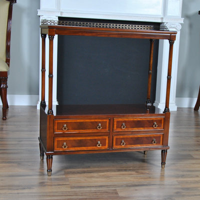 Lismore Solid Wood Bar Cart