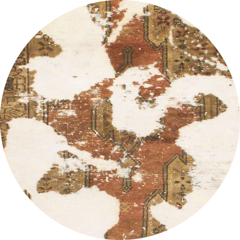 Tapis abstrait moderne 986, Rond 8 pi
