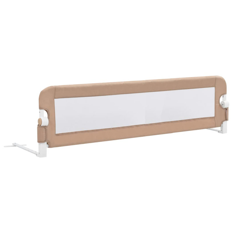 Lykke Toddler Safety Side Rails, Taupe, 42cm H x 40.5cm W x 150cm L