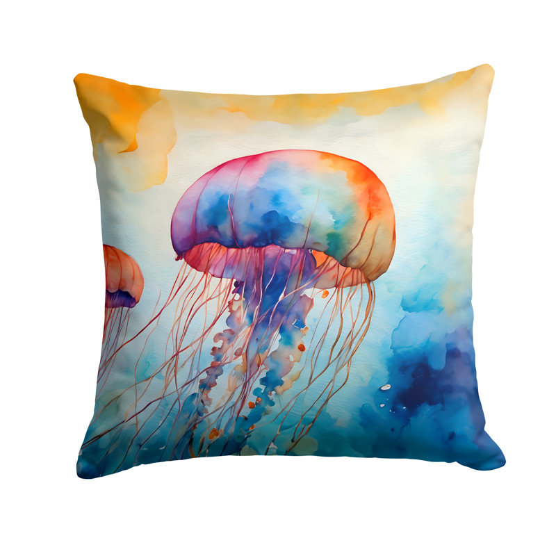 Nautical Other/No Pattern Outdoor Throw Pillow, 18"H x 18"W
