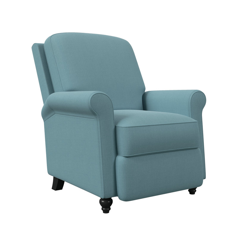 Leni Upholstered Recliner, Teal