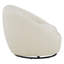 Fauteuil Barral pivotant rembourré Macry-124140789
