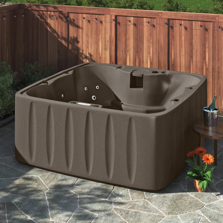 AquaRest Spas, powered by Jacuzzi® pumps Premium 600 6-Person 29-Jet Plug  and Play Hot Tub with Heater and Waterfall u0026 Reviews - Wayfair Canada