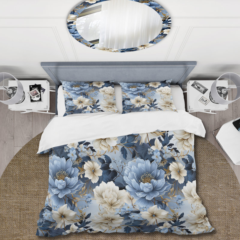Literie Misty Whispers, Housse de couette simple + 1 taie décorative stan