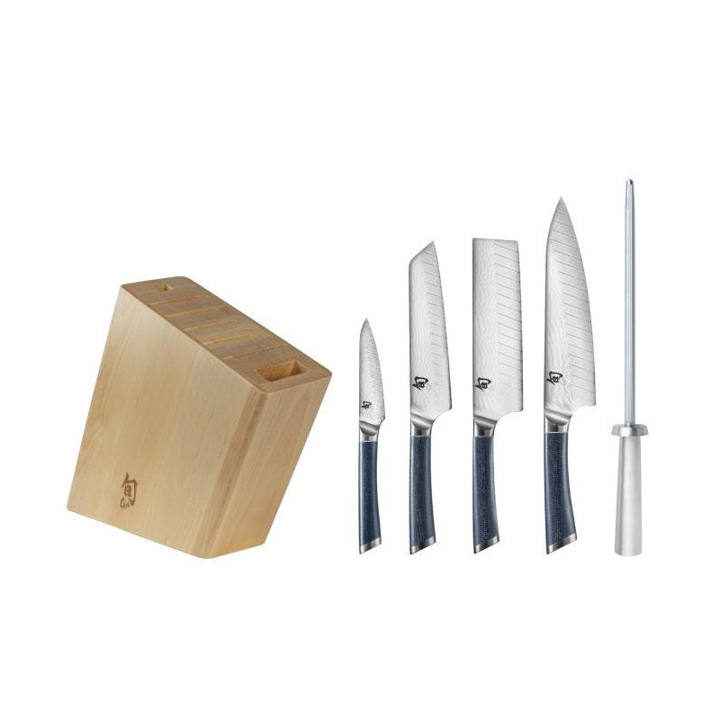 Ensemble de 6 couteaux Shun Shiranami