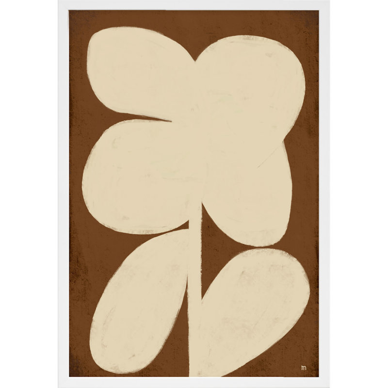 " Flower 2 " by StudioM, White Framed, 50" H x 35" W