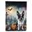Double Sided 40'' H x 28'' W Polyester Halloween House Flag