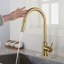 Robinet de cuisine tactile avec douchette extractible-117562951-117562952
