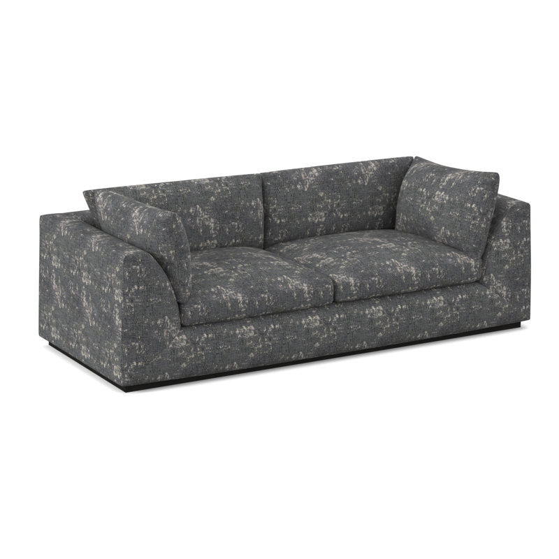 Big Sur Sofa, Espresso, Filigree Ivory 100% Polyester