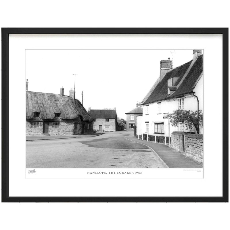Hanslope, the Square C1965 1 Piece Single Picture Frame Wall Art, 60cm H x 80cm W x 2.3cm D