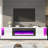 Bhhatu 80 In White Tv Stand With White Fireplace, Modern Wood Grain High Gloss-120951268-103528860