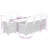 Bistro Set Black, Cream White-349743698