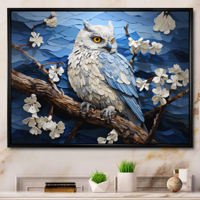 Blue Owl Nights Watch Pastoral sur toile