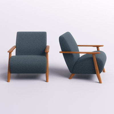 Ensemble de 2 fauteuils rembourrés Andablo