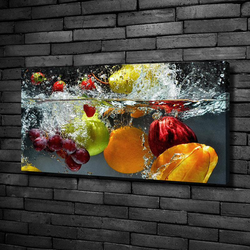 Fruits And Vegetables - No Frame Print on Canvas