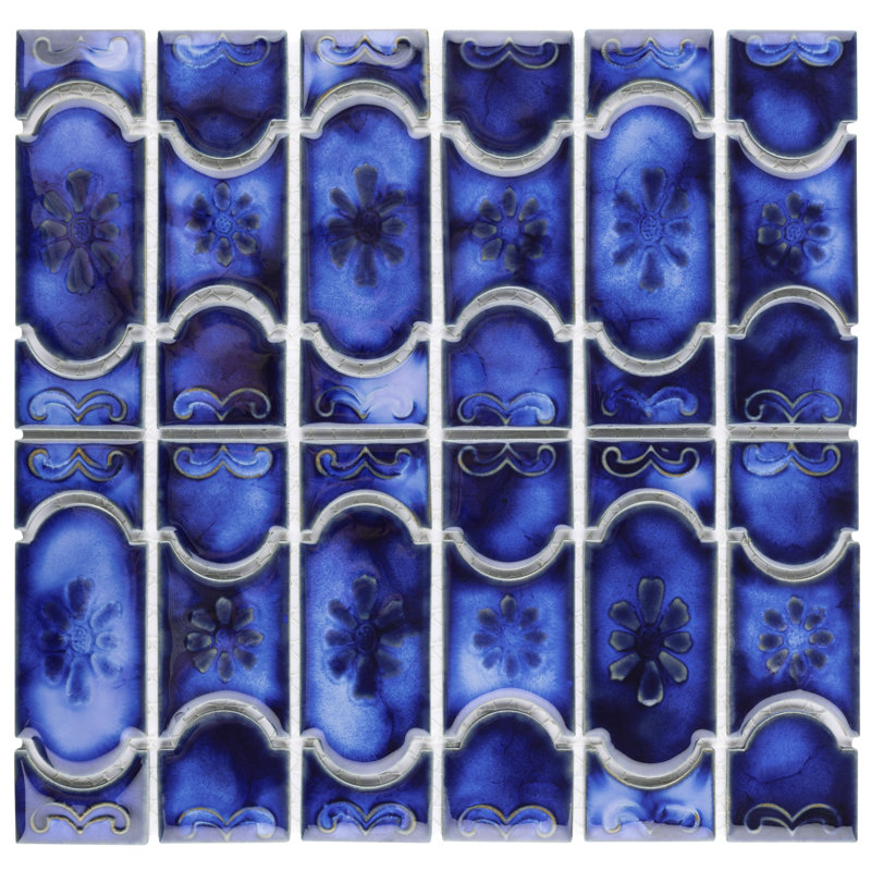 Carreau de mosaïque en porcelaine Montego