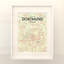 Carte de la ville de Dortmund, impression à Oranje-919597715-919597743