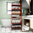 Red 6 Tier Slim Rolling Storage Cart(No Include Stool)