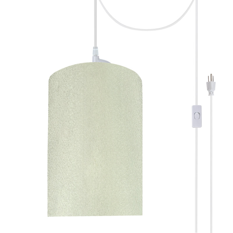 Luminaire suspendu à une lumière Brumiss, Blanc cassé