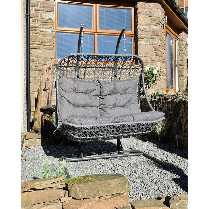 Marlotta Double Swing Chair with Stand