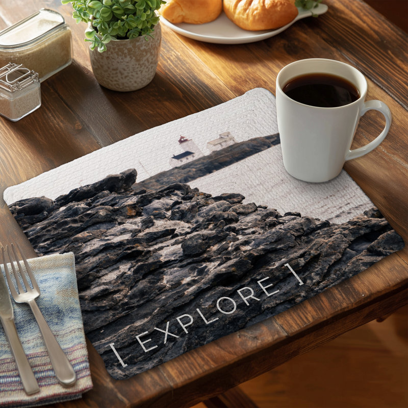 Braided Polyester Placemats Set of 4 - Explore Home Decor