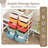 Milin 10 Drawer Storage Drawer with Locking Wheels-1669953603