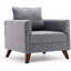 Fauteuil en polyester l 33,46 po Rossum-1275708619