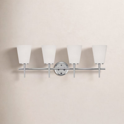 Erlandson 4 Light Dimmable Vanity Light