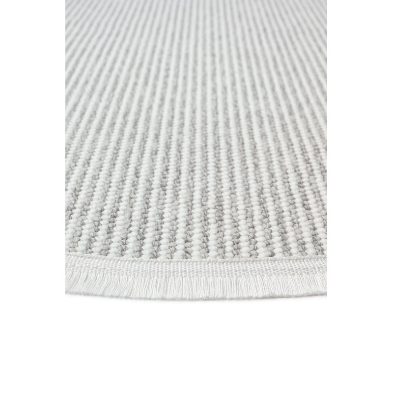 Premium Grey Area Rug, 4 ft x 4 ft | 100% Polypropylene, 1.8 lbs/sq ft, 0.3 in Pile Height | Machine Woven, Non-Slip Dot Underside, Antibacterial | Perfect for Living Room, Bedroom, and Office Decor