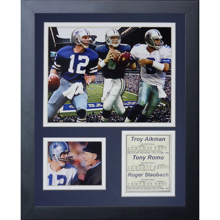 Troy Aikman Autographed Framed Cowboys Jersey - The Stadium Studio