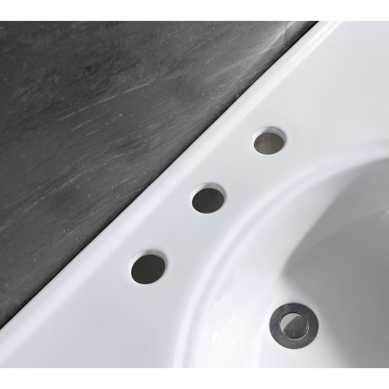 Kingston Brass Templeton 37-Inch Ceramic Console Sink Basin