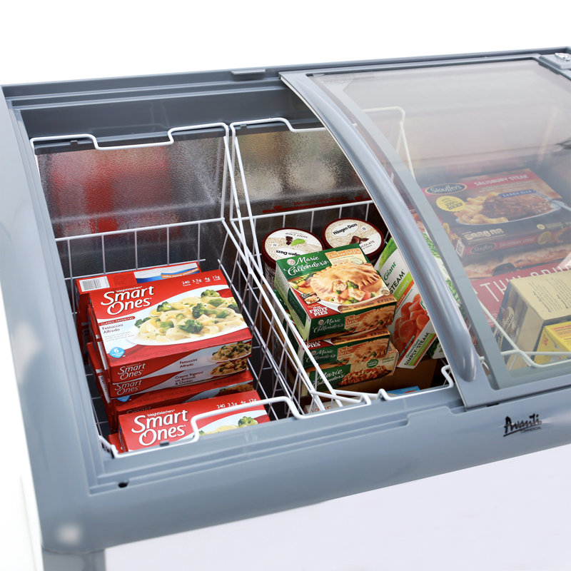 Avanti 9.5 cu. ft. White Glass Top Commercial Freezer/Refrigerator