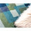 Tapis vert à motif géométrique Burtrum-307192159