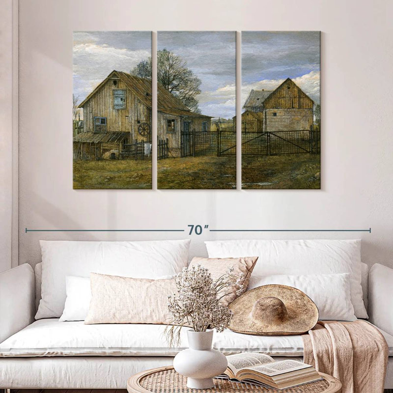 Lilie Rustic Barn, 32" H x 50" W