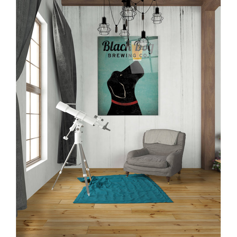 «Black Dog Brewing Co V2» par Ryan Fowler - impression non encadrée, H 36 po x l 24 po x P 0,2 po
