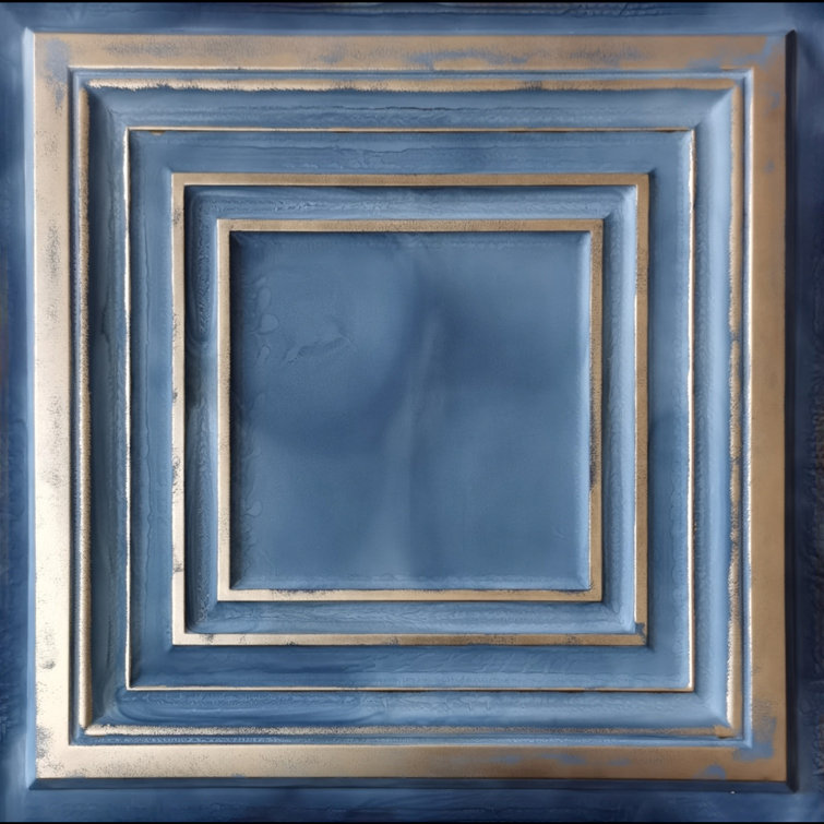 Washington Square Drop-In or Glue-Up PVC Ceiling Tilex - 24 in x 24 in