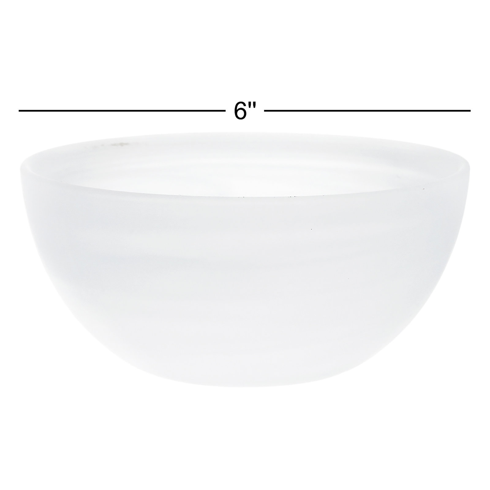 Fortessa La Jolla Glass Cereal Bowl, White