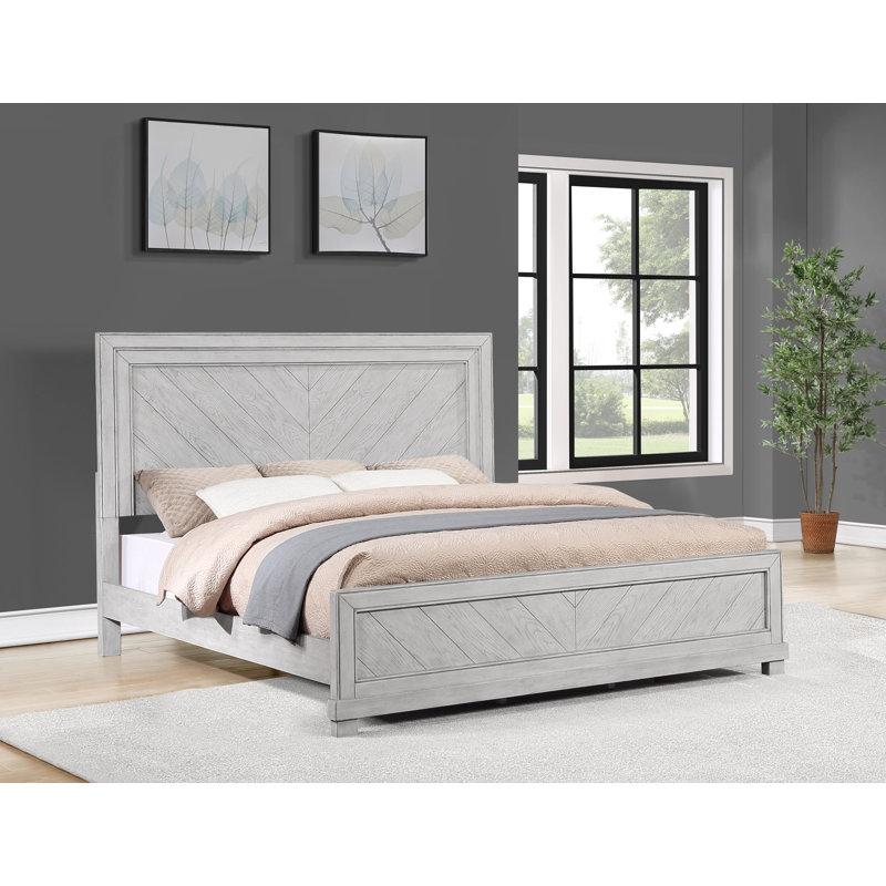 Lit standard Altha, Grand, Gris