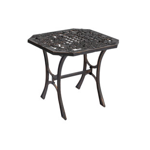 Alvo Cast Iron Wildflower End Table