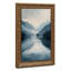 Serene Mountain Lake Reflection Landscape Art Print-1084944961