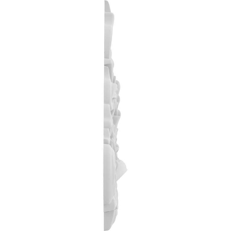 Rosette Delphos, H 5 po x l 2,5 po x P 0,5 po