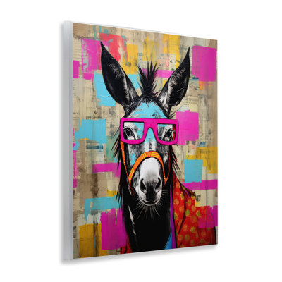 «Quirky Spectacle Donkey», art mural par LSR Design Studio